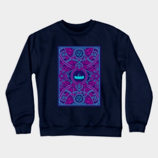 Cyberpunk Game Master with D20 Dice Tabletop RPG Crewneck Sweatshirt